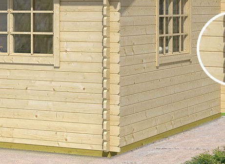 Abri de jardin : emboitez les madriers Emboitage madrier abri de jardin