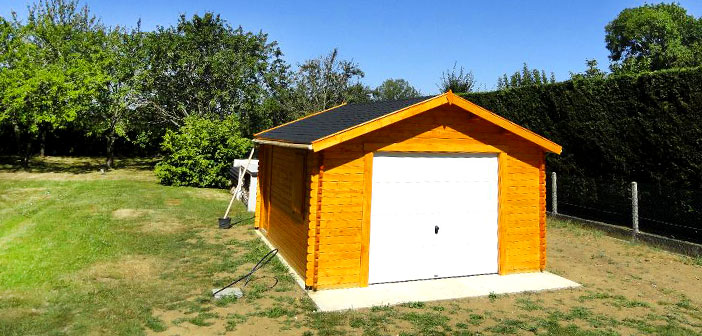 Garage en bois