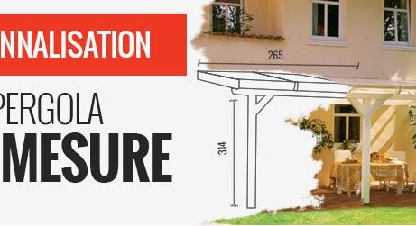 Pergola sur-mesure bois ou alu