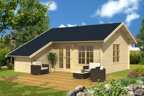 Chalet en bois extension habitation