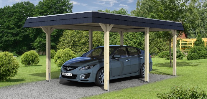 CARPORT BOIS : un abri voiture pour tous - Abri Chalet