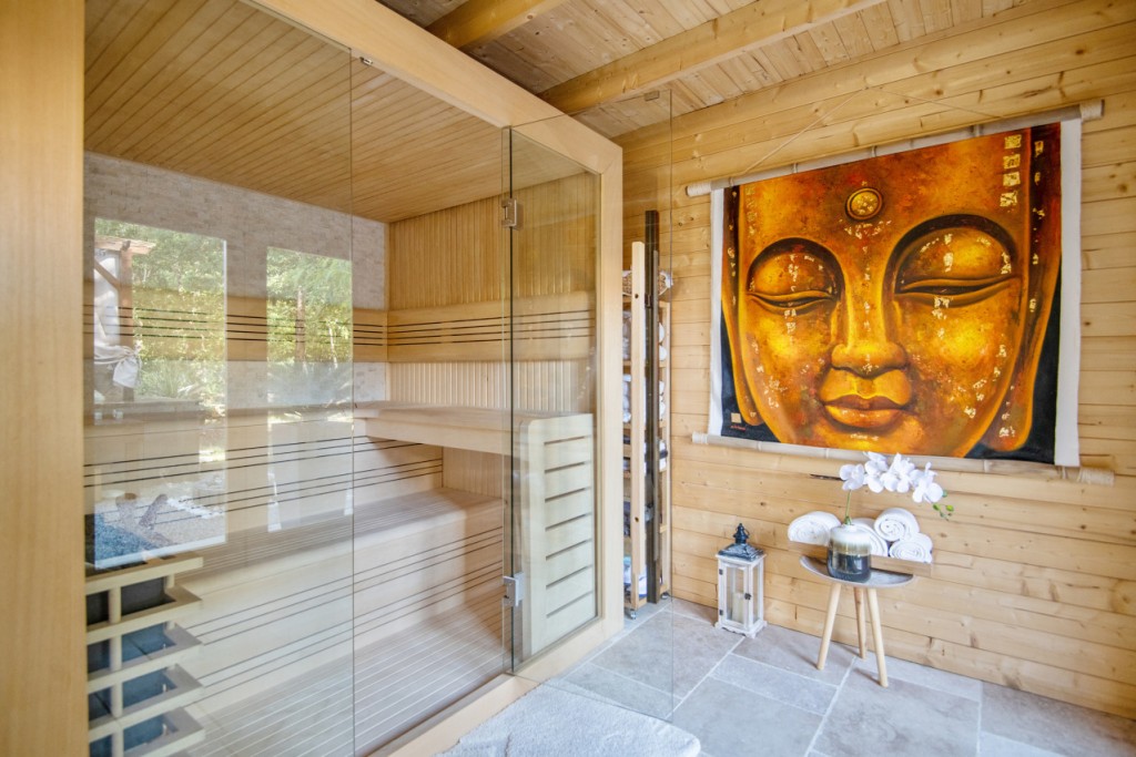 SPA dans un chalet de jardin