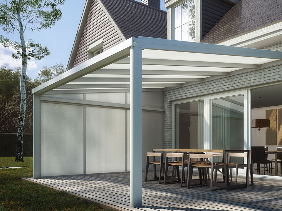 paroi pour pergola aluminium